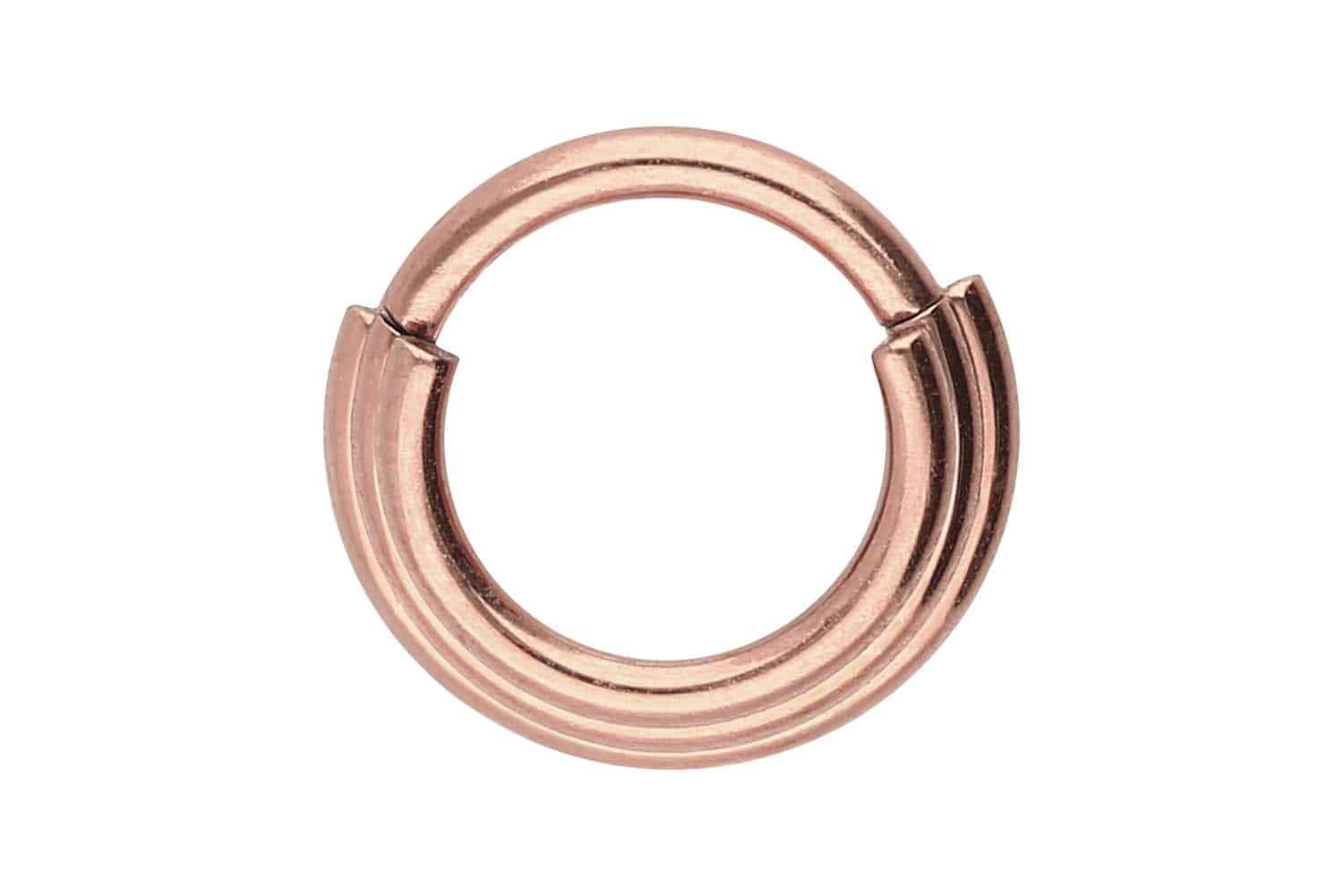 Chirurgenstahl Segmentring Clicker Piercing 3 RINGE